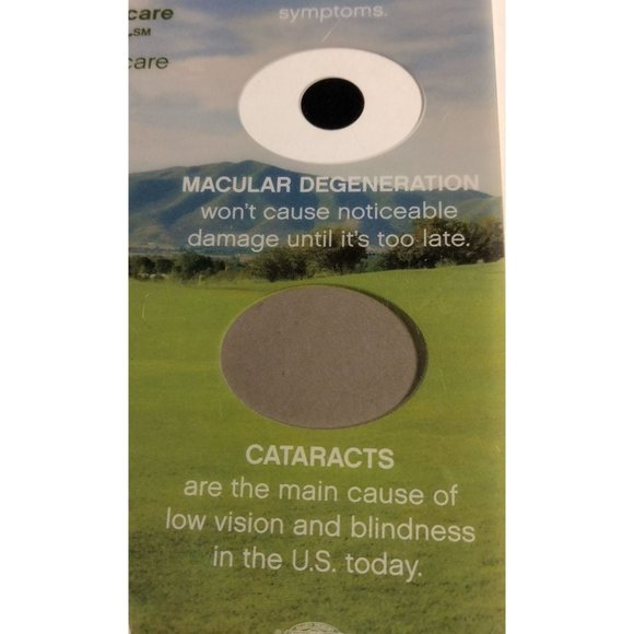 VSP Eye Chart Glaucoma Cataracts Macular Degeneration Diabetic Retinopathy - Picture 2 of 4